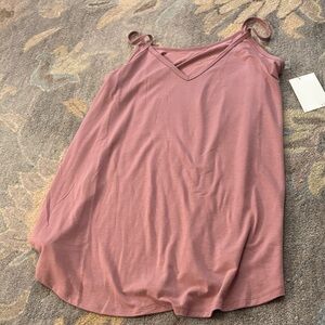 Zenana Outfitters Dusty Rose V-Neck Top